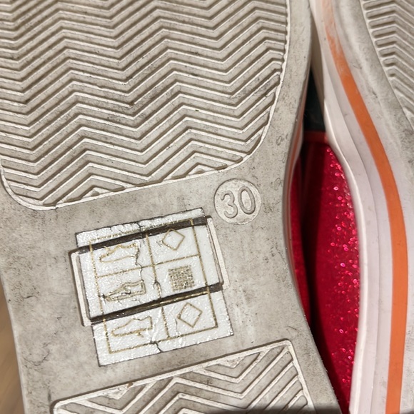 Crewcuts Little Girls’ Pink Glitter Slip On Sneakers (Size: 30 EU / 12.5 US) - Picture 8 of 11
